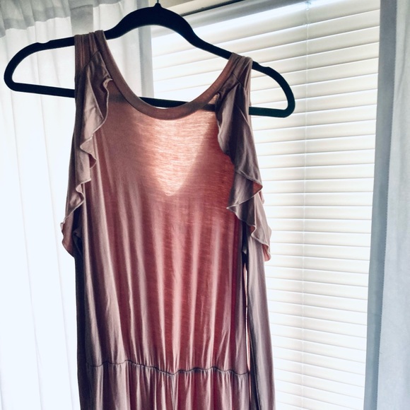 Cold Shoulder Blush Jumpsuit - Picture 3 of 6